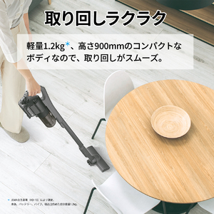 Q105(グレー)　SHARP コードレススティック掃除機 EC-PT3-H（アッシュグレー）【シャープ 電化製品 家電 生活家電 コードレス スティック クリーナー 掃除機 軽量 コンパクト 新生活 正規品 大阪府 八尾市 返礼品】