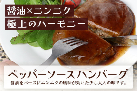 温めるだけ！ レンチン ハンバーグ ≪ ペッパーソース ≫ 10個 ハンバーグ 湯煎 レンジ 簡単 大容量 レトルト ハンバーグ 温めるだけ 簡単 冷凍 レンジ 湯せん 個包装 067-0703