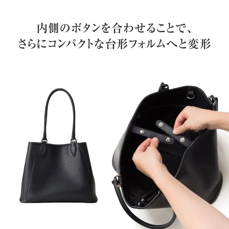 【藤巻百貨店】TAKAGI クラッチバック付きレザートート