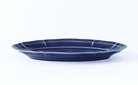 【波佐見焼】ombre de fleur オーバルプレート アズール 2枚セット 食器 皿【翔芳窯】[FE381]
