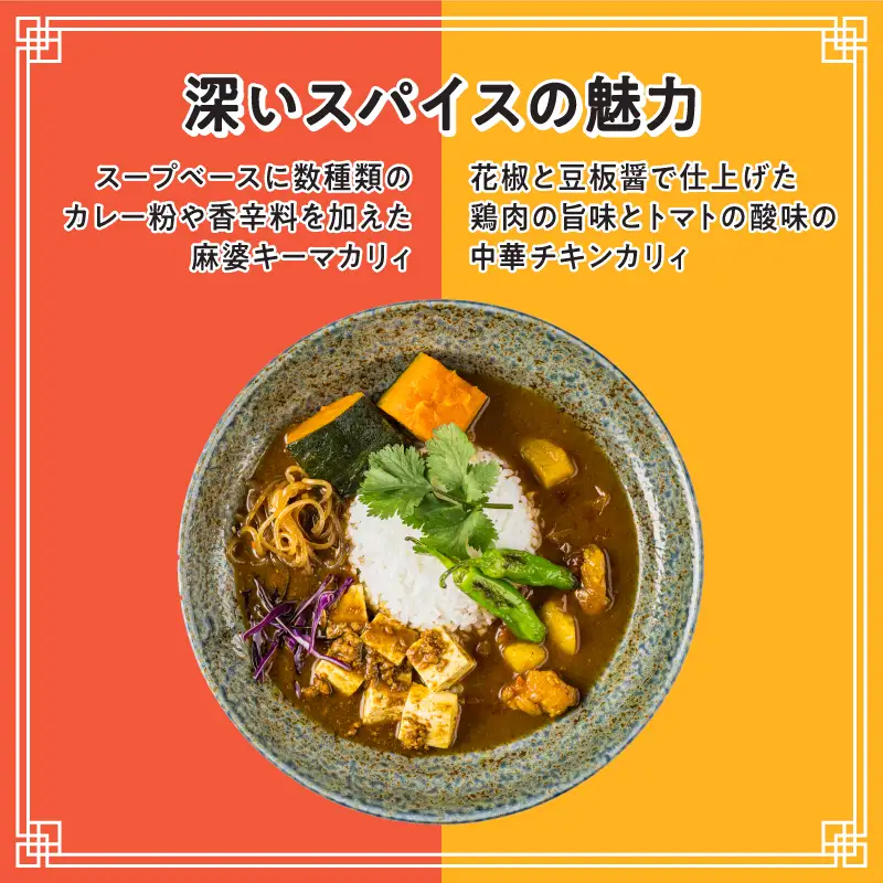 東大阪　八戒監修　中華あいがけスパイスカリィ　6個セット