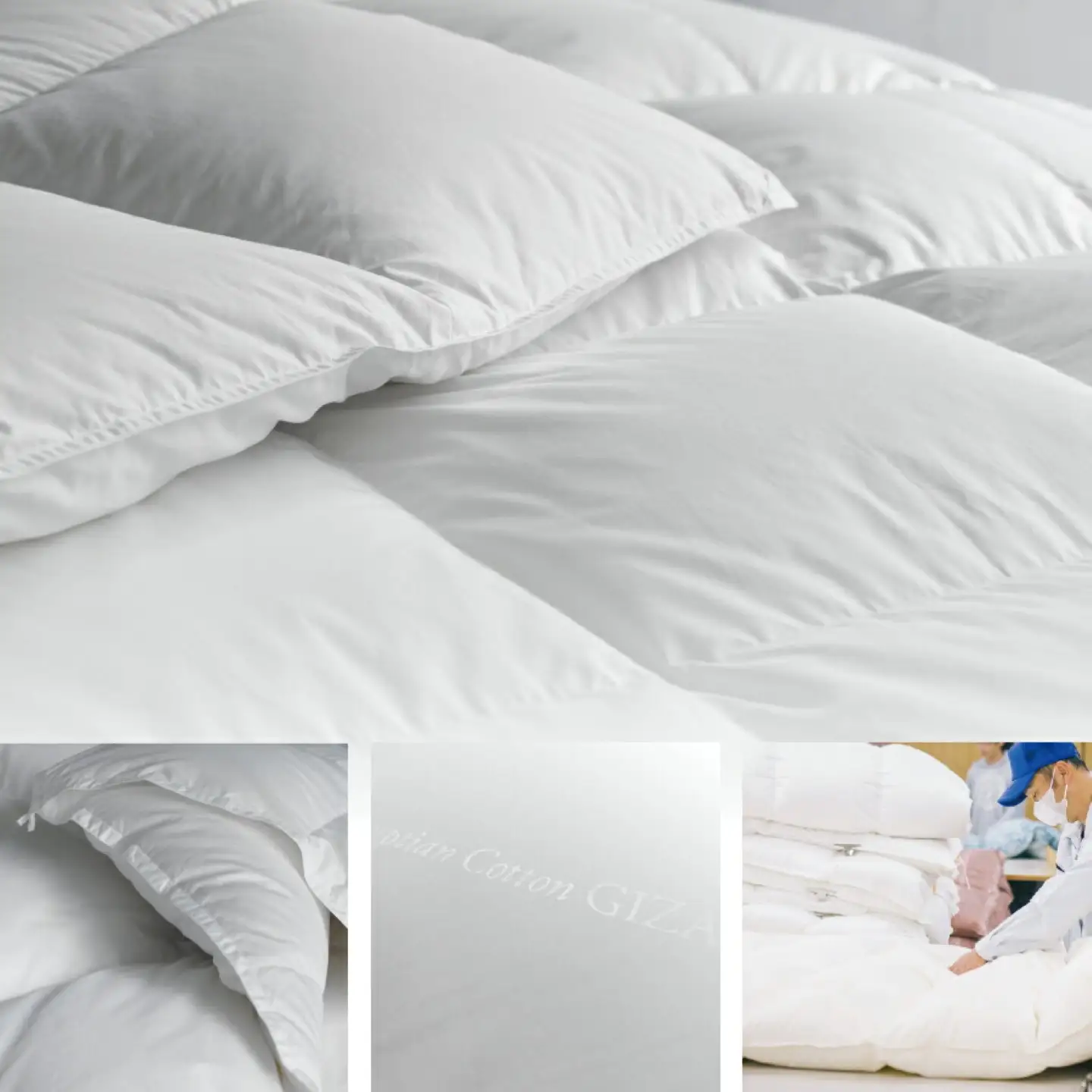 kokiku シングル 羽毛布団【二枚合わせ】ハンガリーマザーホワイトグース ダウン95％　羽毛　ダウン　ダウン布団　ダウンふとん　