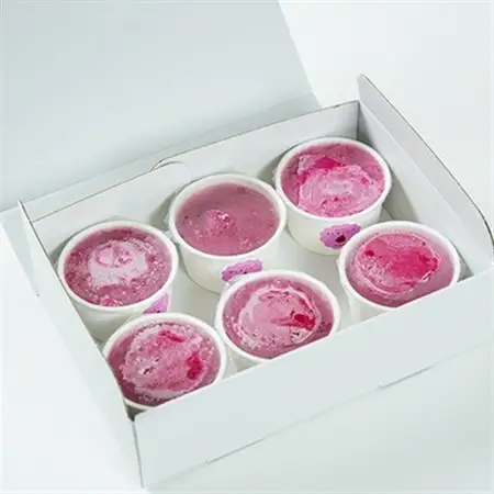 赤しそソルベ　70ml×6個入り_菓子・スイーツ アイス・ジェラート  _【配送不可地域：離島】【1575911】