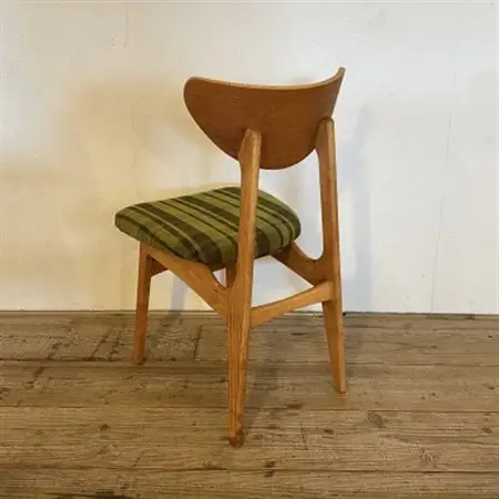 Karl Dining Chair ガルボ グリーン ミディアムブラウンフレーム【SWOF】_雑貨・日用品 椅子・チェア・ソファ 家具・インテリア _【1572546】