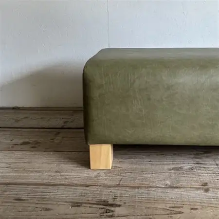 90 Bench(90ベンチ)ランド オリーブ NAベース脚【SWOF】_雑貨・日用品 椅子・チェア・ソファ 家具・インテリア _【1572928】