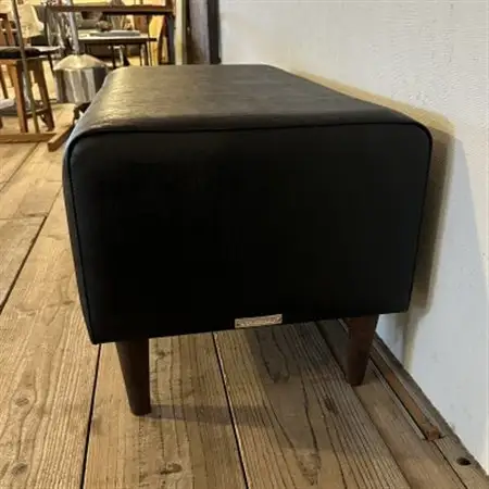 130 Bench(130ベンチ)ランド ブラック BR鉛筆脚【SWOF】_雑貨・日用品 椅子・チェア・ソファ 家具・インテリア _【1572933】