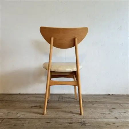 Karl Dining Chair ビンテージ アイボリー ナチュラルフレーム【SWOF】_雑貨・日用品 椅子・チェア・ソファ 家具・インテリア _【1576024】