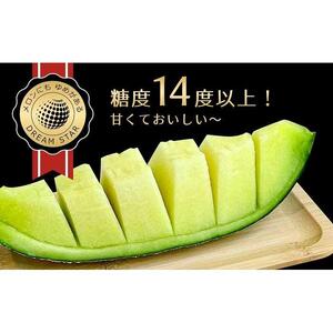 【2026年5月以降発送】さぬきメロン Dream Star 1.1kg以上｜メロン 糖度 14度以上 甘い フルーツ 果物 くだもの 特産 ふるさと 坂出市 香川 さぬき 食品 人気 おすすめ 送料無料