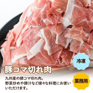 豚こま 九州産 豚肉 小間切れ 500g×2P 計1kg【ナンチク】i1062