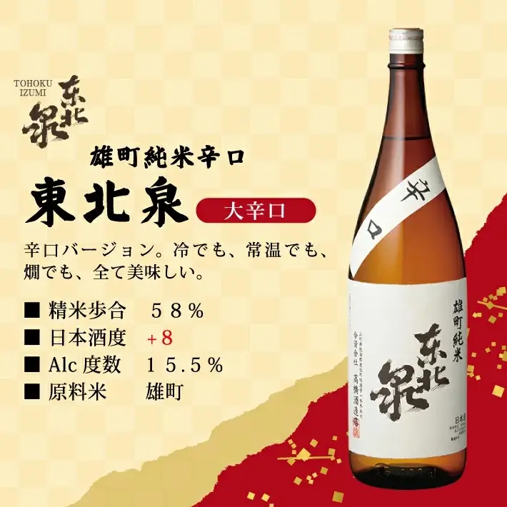 東北泉 雄町純米飲み比べ 1800ml×2本 高橋酒造 山形県 遊佐町 庄内 日本酒 酒 お酒 清酒 詰合せ セット品 飲み比べ 家飲み 宅飲み おうち時間 [566]