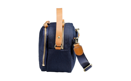 豊岡鞄 TUTUMU Rectangle S4600 ネイビー