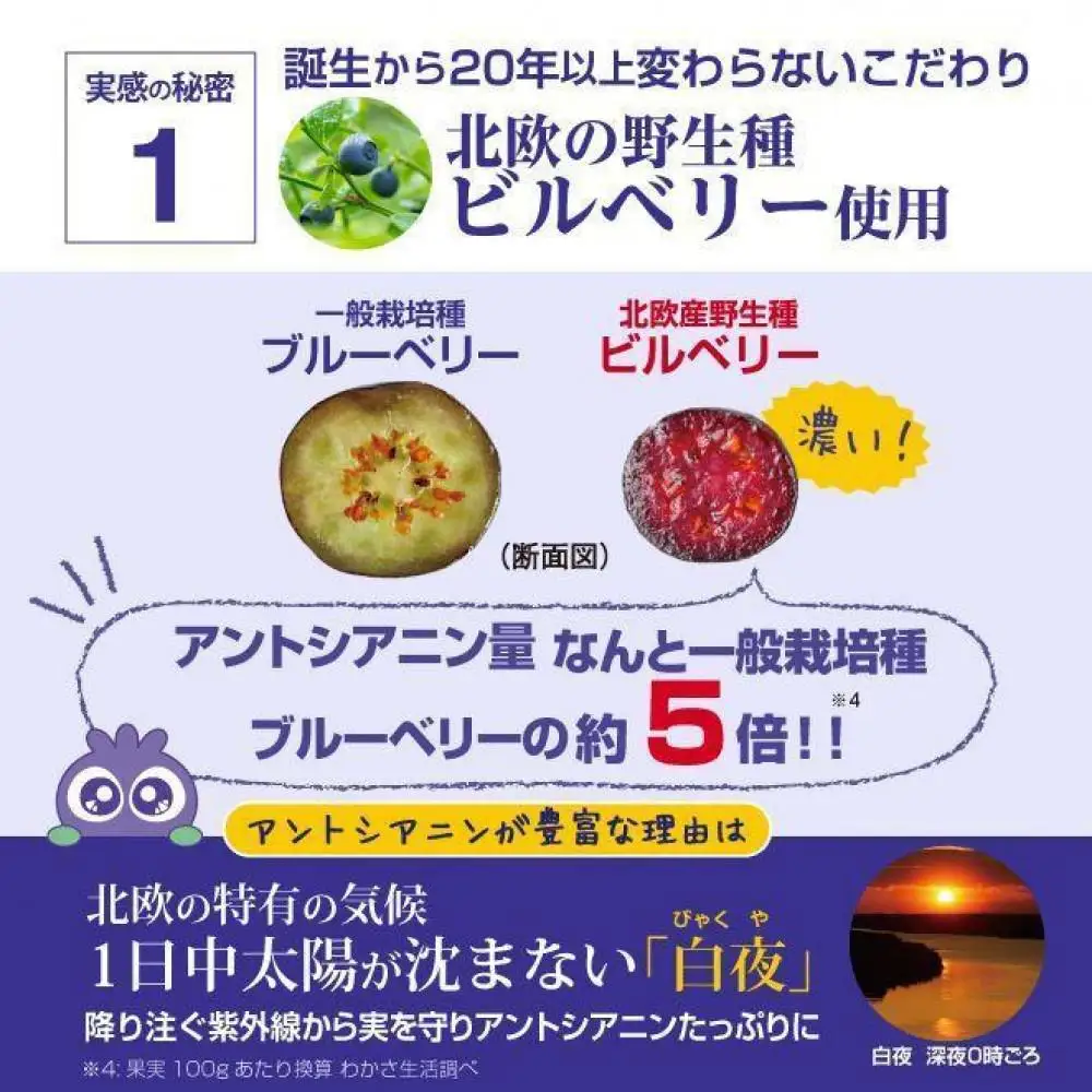 【わかさ生活】＜定期便＞ブルーベリーアイ1年分(3袋×4回 計12袋)｜健康 サプリメント ブルーベリー