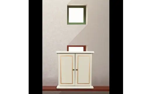 タツクラフト 紀州塗り ミニ仏壇 大 白練 【Tk292】【ttcf922-butu-lwh】