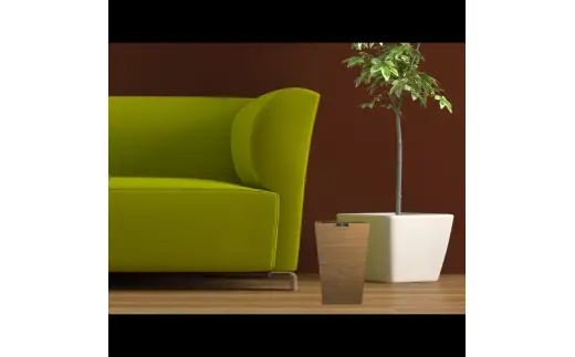 タツクラフト Bosk バスク ダストボックス スクエア 7Lブラウン 【Tk297】【ttcf922-db-br-7】