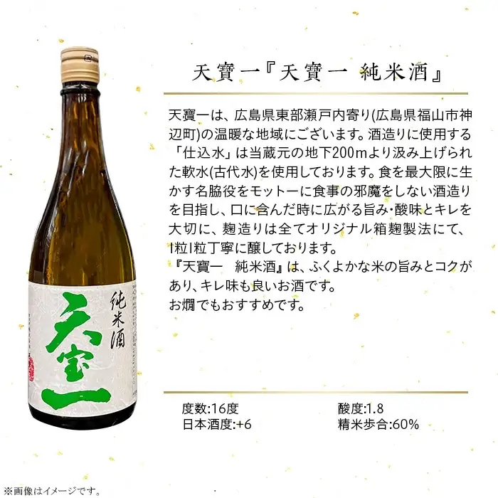 【びんご圏域連携】備後の日本酒『純米酒』飲み比べセット No.1035