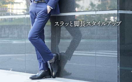 ビジネスシューズ 革靴 6cmアップ シークレットシューズ メンズ ヨーロピアンカーフ 本革 紳士靴 日本製 ストレートチップ 内羽根 紐 レースアップ 牛革 No.CA1301 ブラック BN002 24.0cm