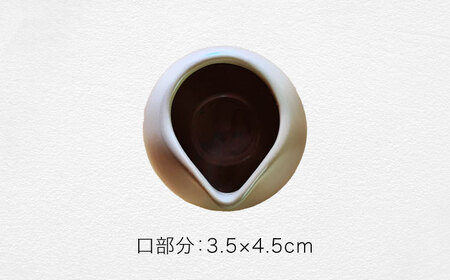 【美濃焼】ころんとミルクピッチャー 大 オーレ 3個セット【Primitive陶舎花＊花】 カフェ コーヒー 紅茶[MFZ059]