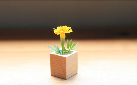 対馬の森から小さな贈り物（3種類セット）【家具製作所kiiro】 一輪挿し しおり キーホルダー ヒノキ [WAL029]