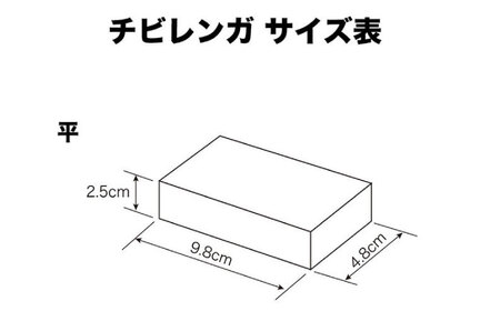 チビレンガ 平 12個入 多治見市 / 玉川窯業[TDT001]