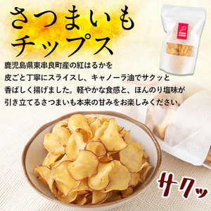 【0105918a】物産館おすすめ！さつまいもチップス(70g×7袋) さつまいも サツマイモ 芋 チップス おやつ お茶うけ おつまみ 紅はるか 常温 常温保存 【東串良物産館ルピノンの里】