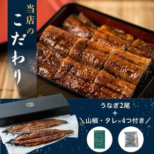 国産 うなぎの蒲焼き 特大 180g×2尾 タレ・山椒付［3-4人前］