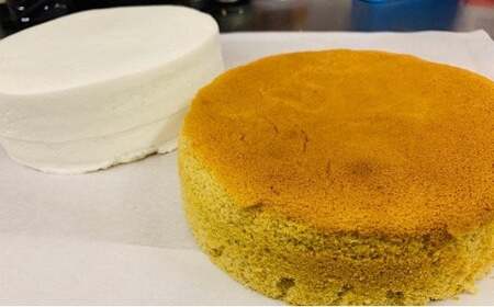 【乳製品/小麦粉/白砂糖不使用】米粉スポンジケーキ 6号  米粉 米スポンジ 無小麦 無乳製品 無白砂糖 アレルギー対応 ヘルシー 手作りケーキ 洋菓子工房ケーキ屋Shimizu 岩手県 北上市 C0204