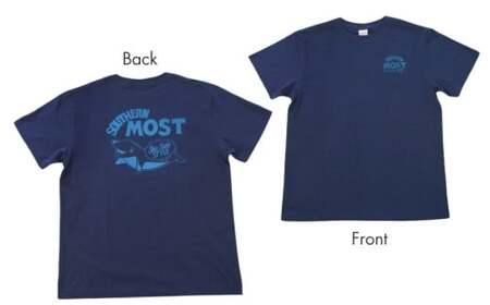 くじらとイルカのペアTシャツ(Sサイズ　黒・紺セット)【hok144】