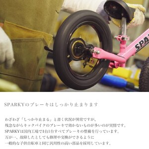 キックバイク SPARKY Matte Black 1台 自転車 キッズバイク 自転車 子供用自転車 入学祝い自転車 かわいい自転車 カラー豊富自転車