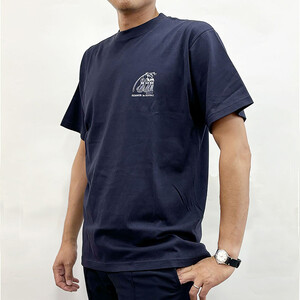 仙台・宮城の観光Tシャツ　「猫に七夕」Tシャツ　Lサイズ　［S-04］