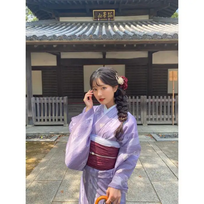 着物レンタル 梨花和服 着物レンタル一式（ヘアセット付）【1名様分】
