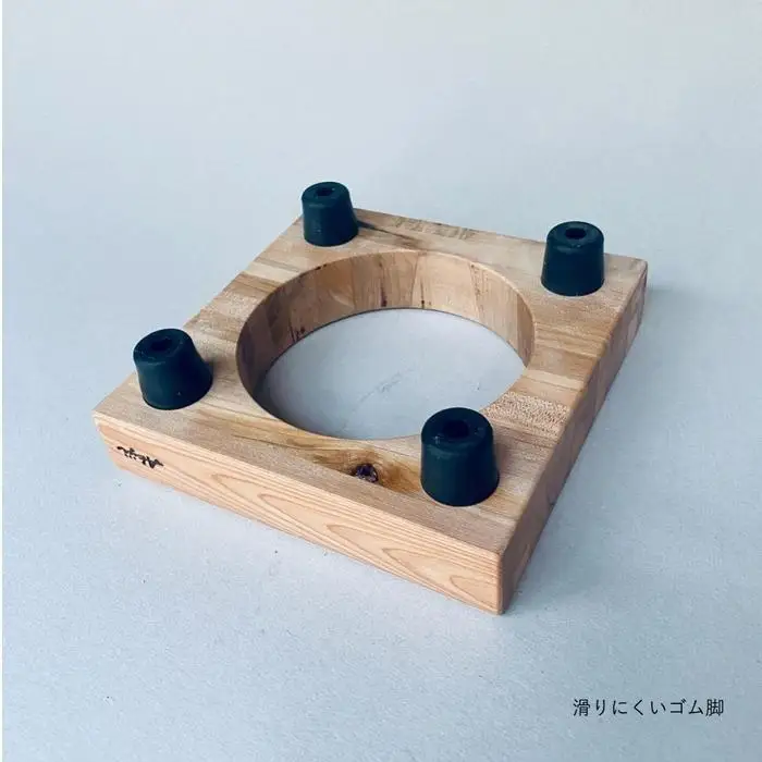 ペットフードテーブル hole SS（福岡市内製造）（ガラスボウル付き） | 食器 テーブルウェア クラフト 民芸 日用品 ペット ペット用品 人気 おすすめ 送料無料