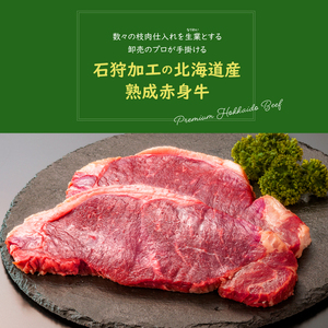 石狩めしやきらくのロースステーキ 360g（180ｘ2枚）【人気店】北海道