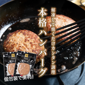 宮崎県産黒毛和牛100%ハンバーグ(10個/冷凍)_K16_0160_1