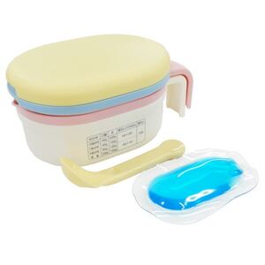 赤ちゃん用品「離乳食調理セット」 ベビー 食事 ベビー用品 電子レンジ 簡単 時短 おかゆ すり鉢 裏ごし おろし 保冷剤 スケーター 10-091