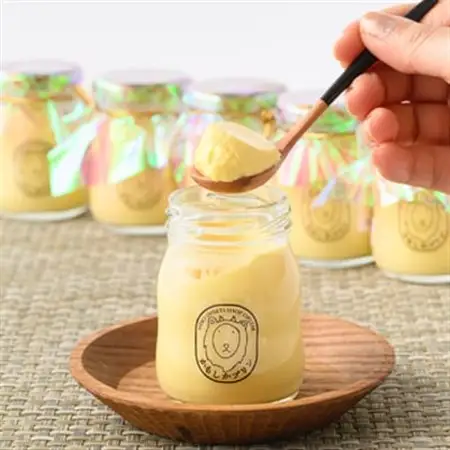 八ヶ岳育ちのたまごと牛乳 かもしかプリン プレーン(90ml×6個)_菓子・スイーツ プリン  _【配送不可地域：離島】【1576516】