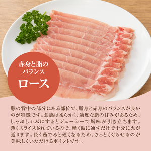宮崎県産豚ロースしゃぶしゃぶ用 500g K16_0192