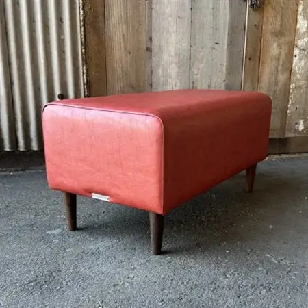 150 Bench(150ベンチ)ランド レッド BR鉛筆脚【SWOF】_雑貨・日用品 椅子・チェア・ソファ 家具・インテリア _【1580512】