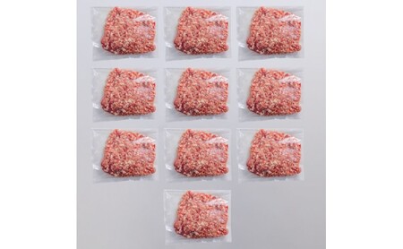 豚肉 阿武町産 豚挽肉 500g×10パック 小分けセット | 携帯の電波も届かない環境で育った旨みたっぷりのハイポー豚 ひき肉 挽肉 豚 肉 お肉 ※配送不可:離島