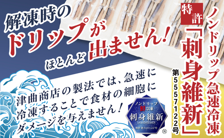 鹿児島産 キビナゴ刺身 40尾 4人前 K100-010 魚 冷凍