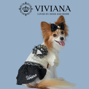 犬 服 ドッグウェア「VIVIANA」ニットワンピース（White）|犬用 服 ペット犬 ドッグ ペット用品 愛犬 ファッション 秦野 神奈川