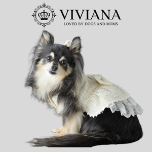 犬 服 ドッグウェア「VIVIANA」2ndAnniversaryドレス（White）|犬用 服 ペット犬 ドッグ ペット用品 愛犬 ファッション 秦野 神奈川