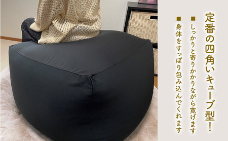 ビーズクッション しかくっしょんL  全4色 クッション くっしょん Lサイズ インテリア 椅子 イス 癒し ※沖縄・離島への配送不可