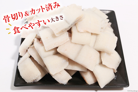 鱧 定期便 カット済み 骨切り 鱧切り身 1.2kg 3回 総計3.6kg [とこ丸 徳島県 北島町 29bj0003]
