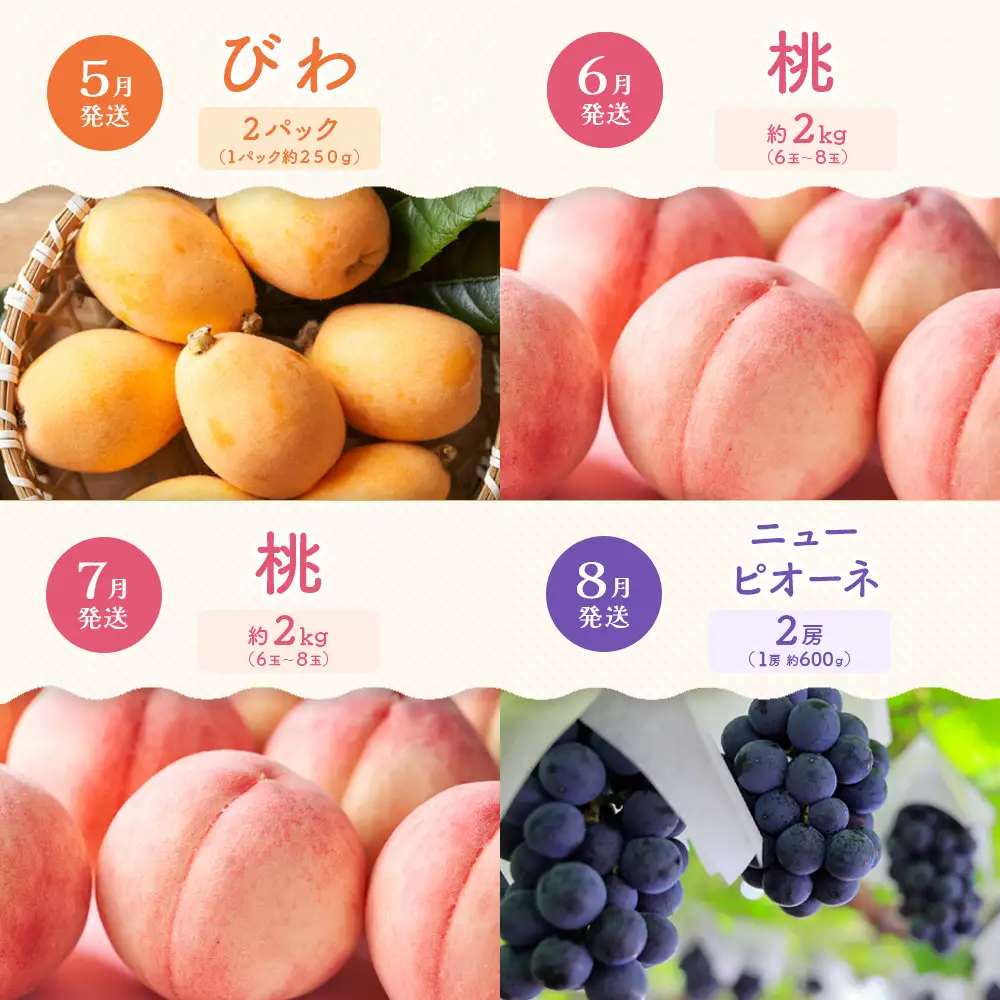 【定期便全12回】旬果厳選！四季を味わう単品定期便♪ | フルーツ