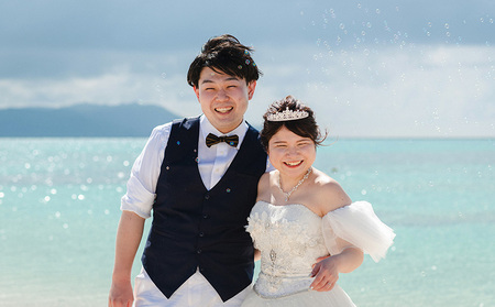 ハテの浜フォトウェディング in Kumejima 写真