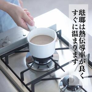 にちにち道具 ソースパン 琺瑯でできたソースパン 14cm 00207404