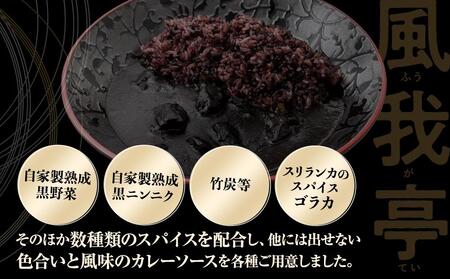 風我亭の横浜開港黒カレーと黒米の詰め合わせ　2パック【辛口1個、中辛1個】 AMK0001VC04