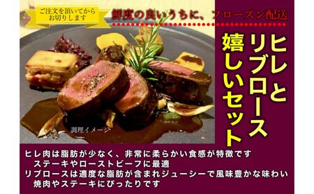 ステーキ リブロース 2枚 ヒレ 2枚 セット ファイブスター ビーフ 赤身 赤身肉 脂身 ロース ステーキ肉 肉 お肉 牛 牛肉 ディナー ニュージーランド産 冷凍 冷凍配送 千葉 千葉県 市原 市原市