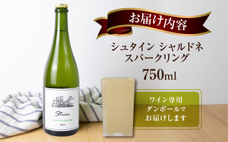 Stein シュタイン ワイン スパークリング シャルドネ 石巻産 葡萄100％使用 スパークリングワイン 国産