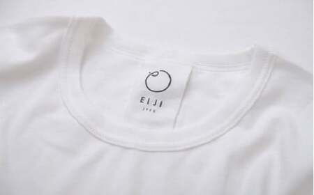 【Lサイズ】 EIJI T－SHIRT クルーネック ホワイト _SM13-5 ｜ 服 Tシャツ ティーシャツ 国産 日本製 大阪府 阪南市